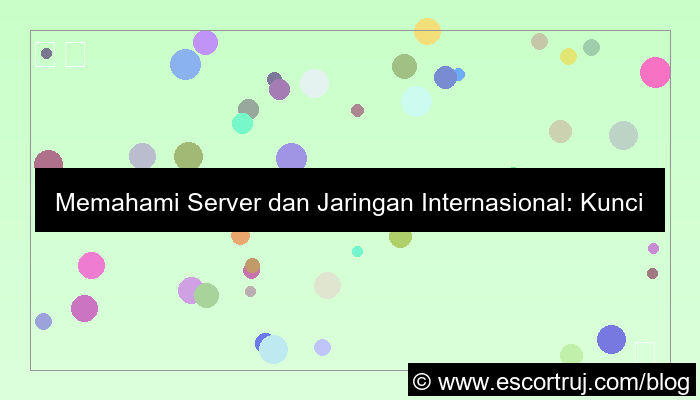 ilustrasi server internasional jaringan internasional