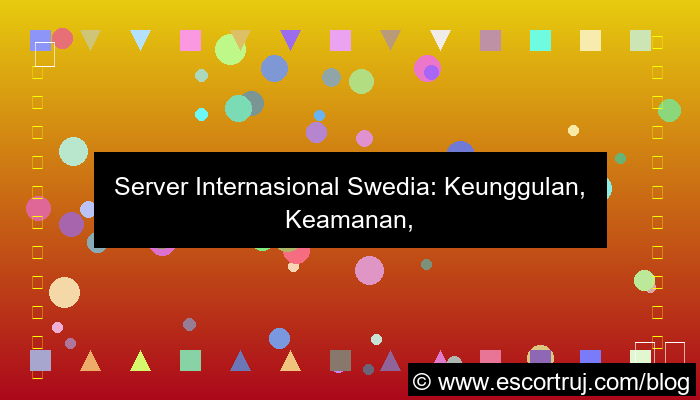 ilustrasi server internasional swedia