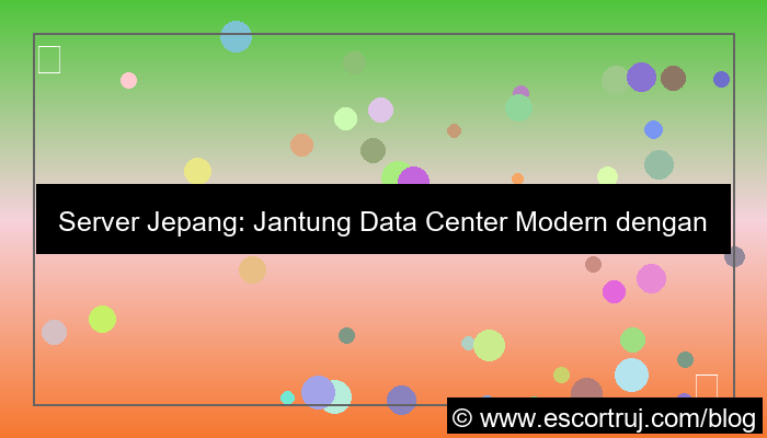 ilustrasi server jepang data center modern