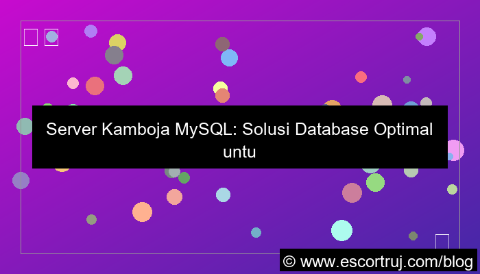 gambar server kamboja mysql