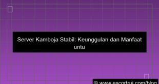 server kamboja stabil