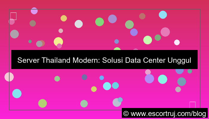 server thailand data center modern