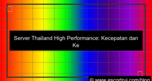 ilustrasi server thailand high performance