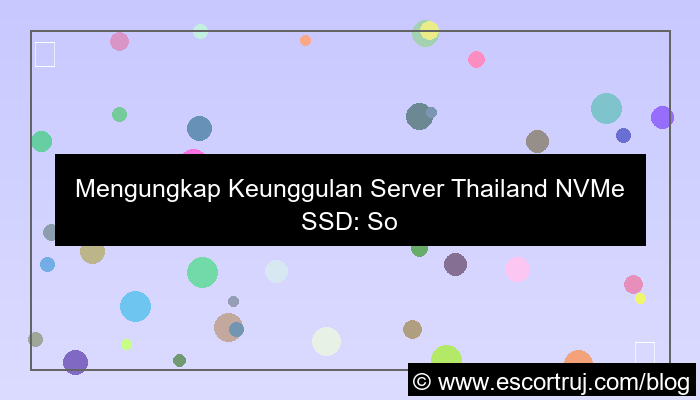 ilustrasi server thailand nvme ssd