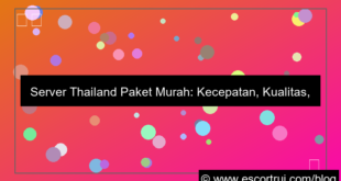 server thailand paket murah