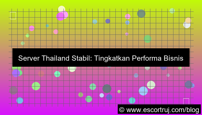 grafik server thailand stabil