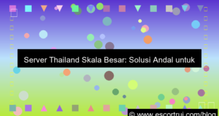 grafik server thailand untuk skala besar